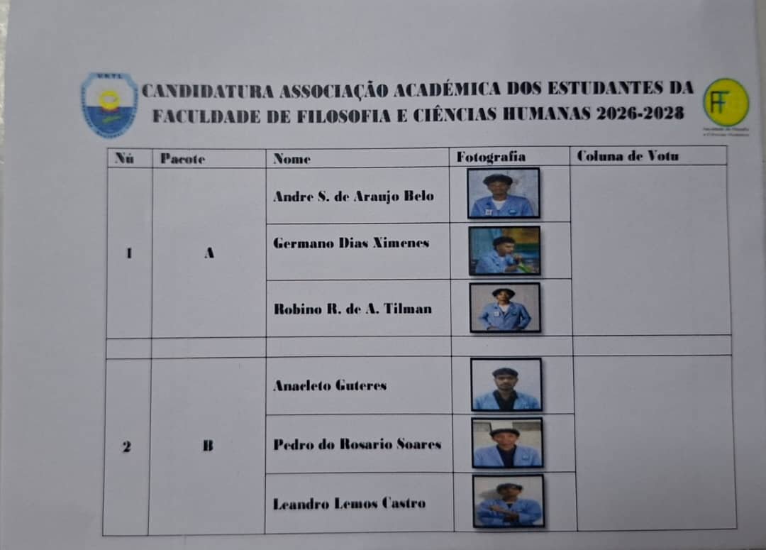 ELEISAUN ASSOCIAÇÃO ACADÉMICA DOS ESTUDANTES PERIODU 2026-2028